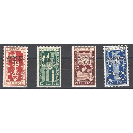 1948 Trieste A Biennale serie n° 35/38 Cat. € 50 (**) 