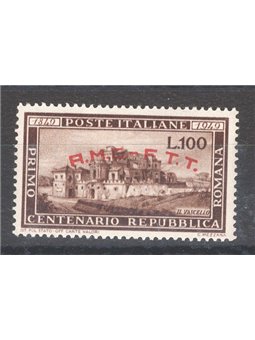 1949 Trieste A Repubblica Romana n° 41 Cat. € 90 (**) 