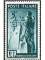 1949 Trieste A ERP 5 £ dark green with inverted overprint no. 43a Biondi certificate Cat. €6,500 (**)