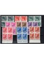 1953/54 Trieste A Italia Turrita serie n° 168/76 Cat. € 200 (**)