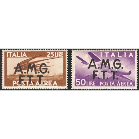 1947 Trieste A ‘P.A. Democratica’ series no. 1/6 CiBaFil Cert. Cat. €266 (**)