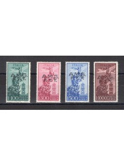 1948 Trieste A Public Administration Campidoglio series no. 13/16 Cat. €700 (**)