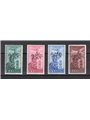 1948 Trieste A P.A. Campidoglio serie n° 13/16 Cat. € 700 (**)