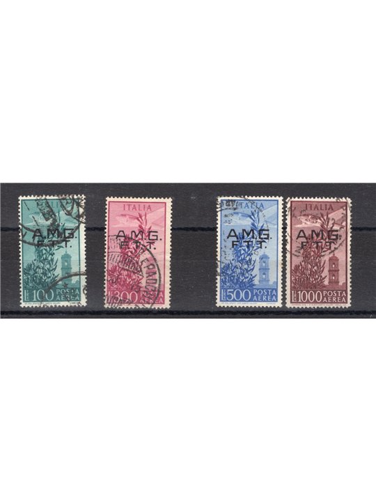 1948 Trieste A P.A. Campidoglio serie n° 13/16 Cert. CiBaFil Cat. € 700 (U)