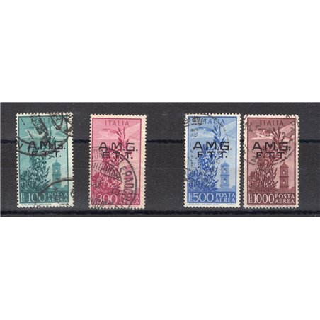 1948 Trieste A P.A. Campidoglio series no. 13/16 CiBaFil cert. Cat. €700 (U)