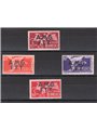 1947/48 Trieste A Espresso Democratica con soprast. “AMG-FTT” su due righe serie n° 1/4 Cert. CiBaFil Cat. € 300 (**)