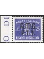 1949 Trieste A Recapito autorizzato 15 £ violetto n° 3 con ottima centratura Cert. CiBaFil Cat. € 260 (**)