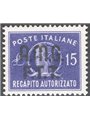 1949 Trieste A Authorised delivery 15 £ violet no. 3 Cat. € 130 (**)