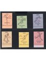 1952 Trieste B Helsinki Olympics series no. 56/61 CiBaFil Cert. Cat. € 300 (**)