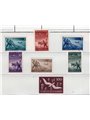 1953 Trieste B P.A. soggetti vari serie n° 3/9 Cat. € 180 (**)