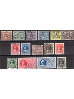 Vaticano 1929 Conciliazione serie n° 1/13 + Ex 1/2 Cat. € 100 (U)