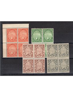 Vaticano 1933 Anno Santo serie n° 15/18 in quartina Cert. CiBaFil Cat. € 750+ (**)