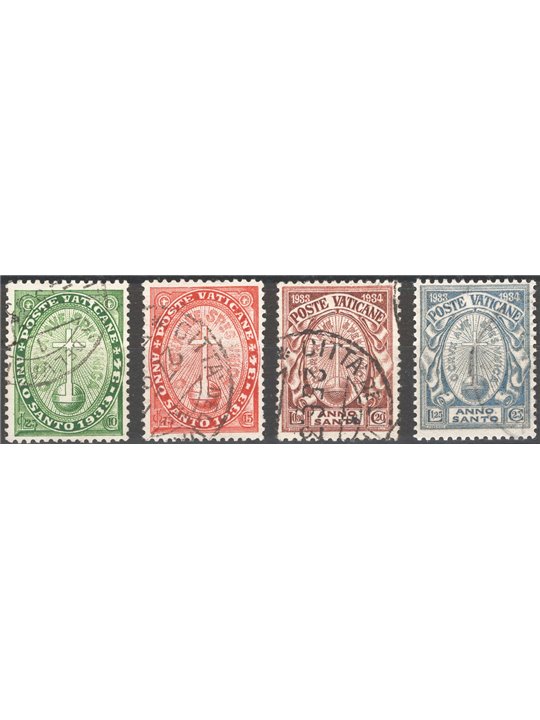Vatican 1933 Holy Year series no. 15/18 Cat. €80 (U)