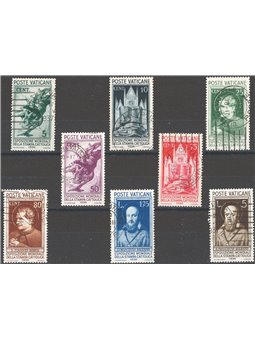 Vaticano 1936 Stampa Cattolica serie n° 47/54 Cat. € 185 (U)