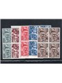 Vatican 1951 Chalcedon in block of four series no. 149/53 Cat. €450++ (**)
