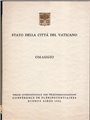 Vaticano 1952 Folder Ufficiale della Conferenza di Buenos Aires Omaggio Delegati