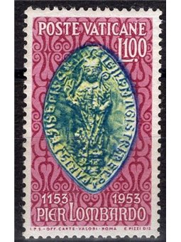 Vaticano 1953 Pier Lombardo n° 173 Cat. € 60 (**)
