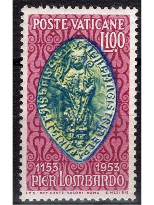Vaticano 1953 Pier Lombardo n° 173 Cat. € 60 (**)