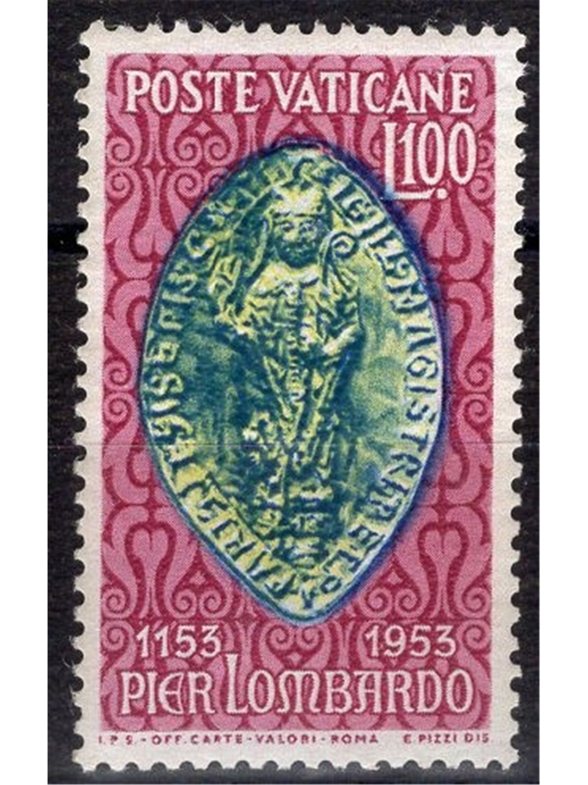 Vatican 1953 Pier Lombardo no. 173 Cat. €60 (**)