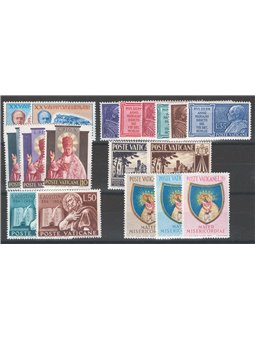 Vaticano 1954 Annata completa n° 174/91 Cat. € 67 (**)