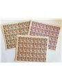 Vatican 1954 Pius X sheet series nos. 182/84 Cat. €400+ (**)