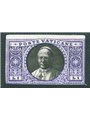 Vatican 1939 Commemorative stamp ‘Medallions’ 1 £ bordered in black in memory of Pius XI CEI No. 1. Signed Chirico ED Cat. €200 
