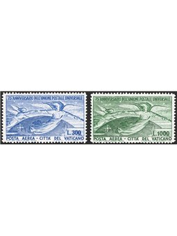 Vatican 1949 P.A. U.P.U. series no. 18/19 Cert. CiBaFil Cat. €220 (* *)