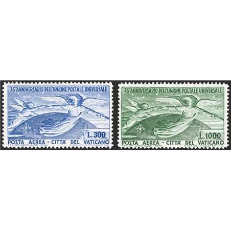 Vatican 1949 P.A. U.P.U. series no. 18/19 Cert. CiBaFil Cat. €220 (* *)