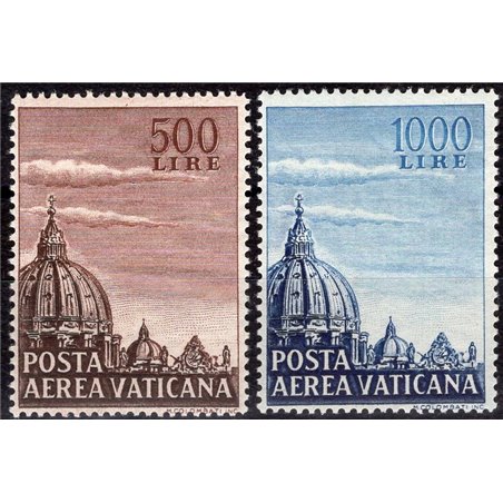 Vatican 1953 P.A. Cupoloni I series no. 22/23 Cat. €130 (**)