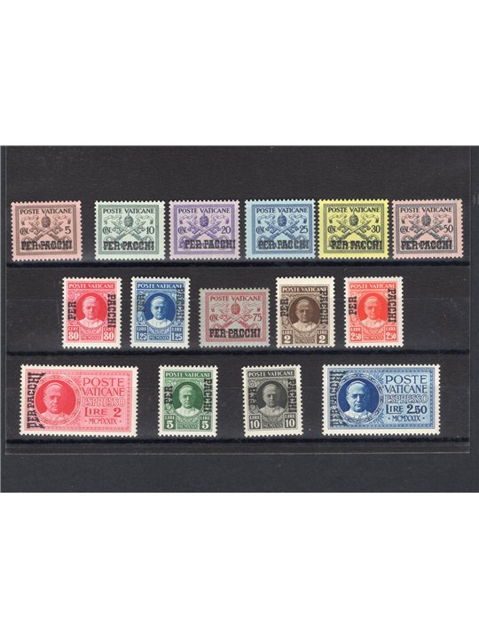 Vatican 1931 Postal Parcels ‘Reconciliation’ series No. 1/15 Cat. €150 (**)
