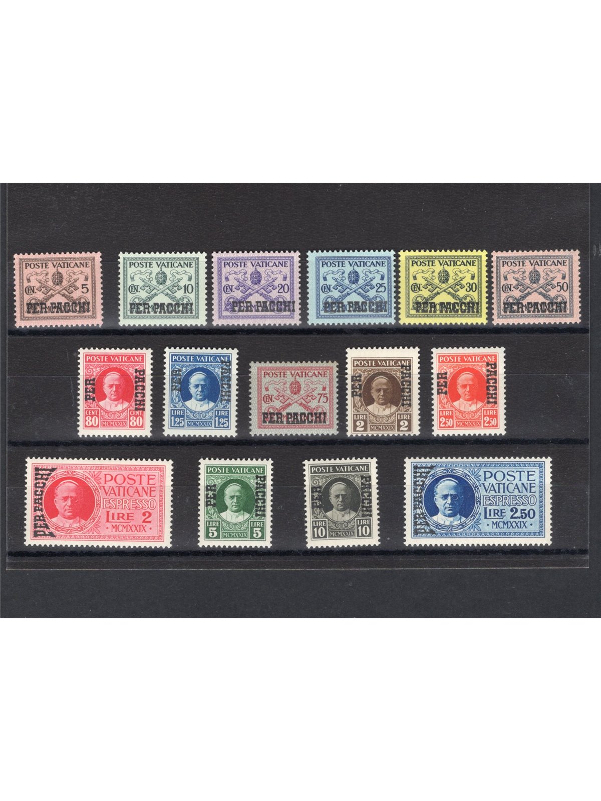 Vatican 1931 Postal Parcels ‘Reconciliation’ series No. 1/15 Cat. €150 (**)