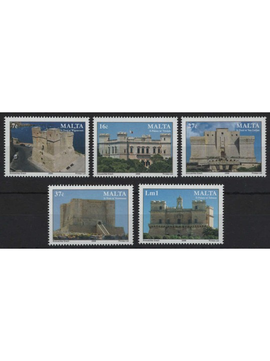 MALTA 2006 Castelli e Torri 5v MNH**