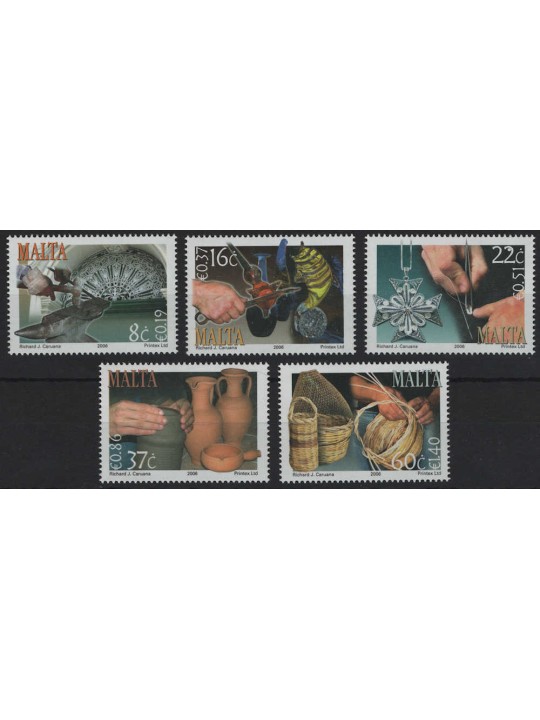 MALTA 2006 Artigianato Maltese 5v MNH**