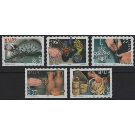 MALTA 2006 Maltese Handicrafts 5v MNH**