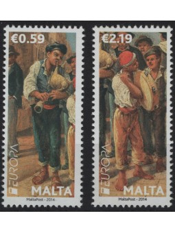 MALTA 2014 Europa 2v MNH**