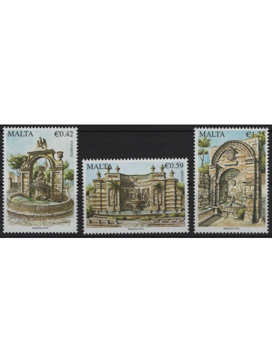 MALTA 2014 Fontane 3v MNH**