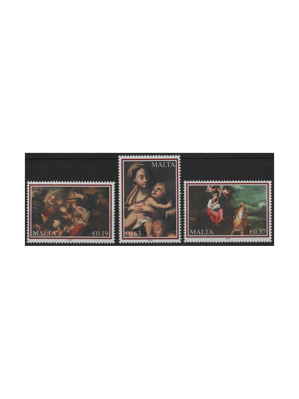 MALTA 2010 Natale 3v MNH**