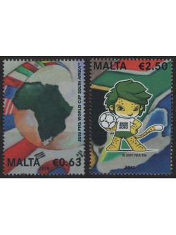 MALTA 2010 FIFA World Cup 2v MNH**