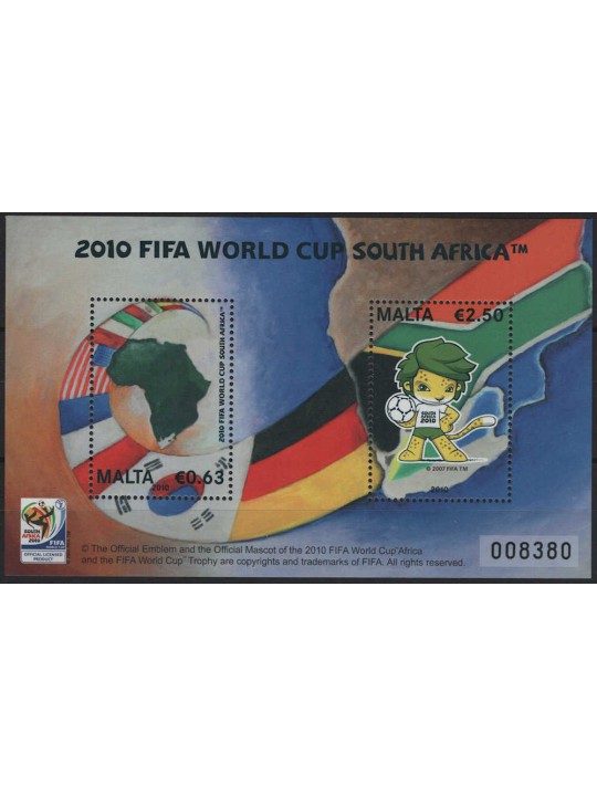 MALTA 2010 FIFA World Cup s/s MNH**