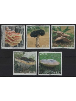 MALTA 2009 Mushrooms 5v MNH**