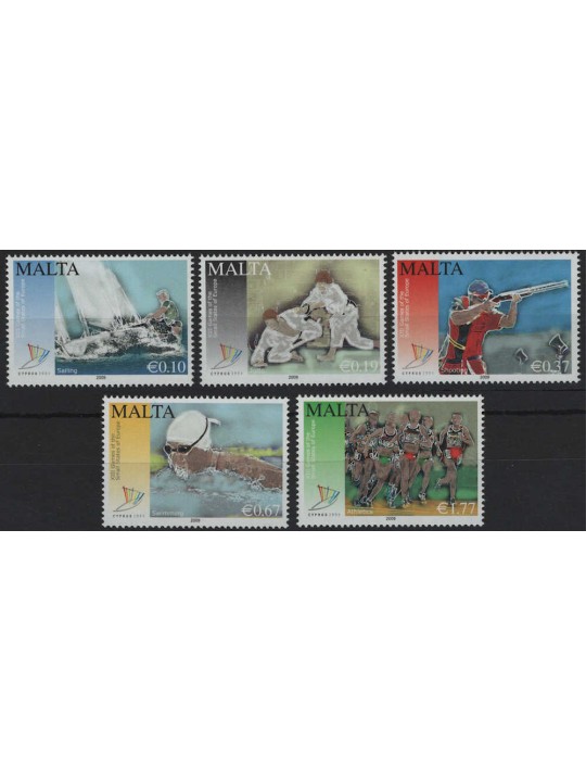 MALTA 2009 Giochi dei piccoli Stati 5v MNH**