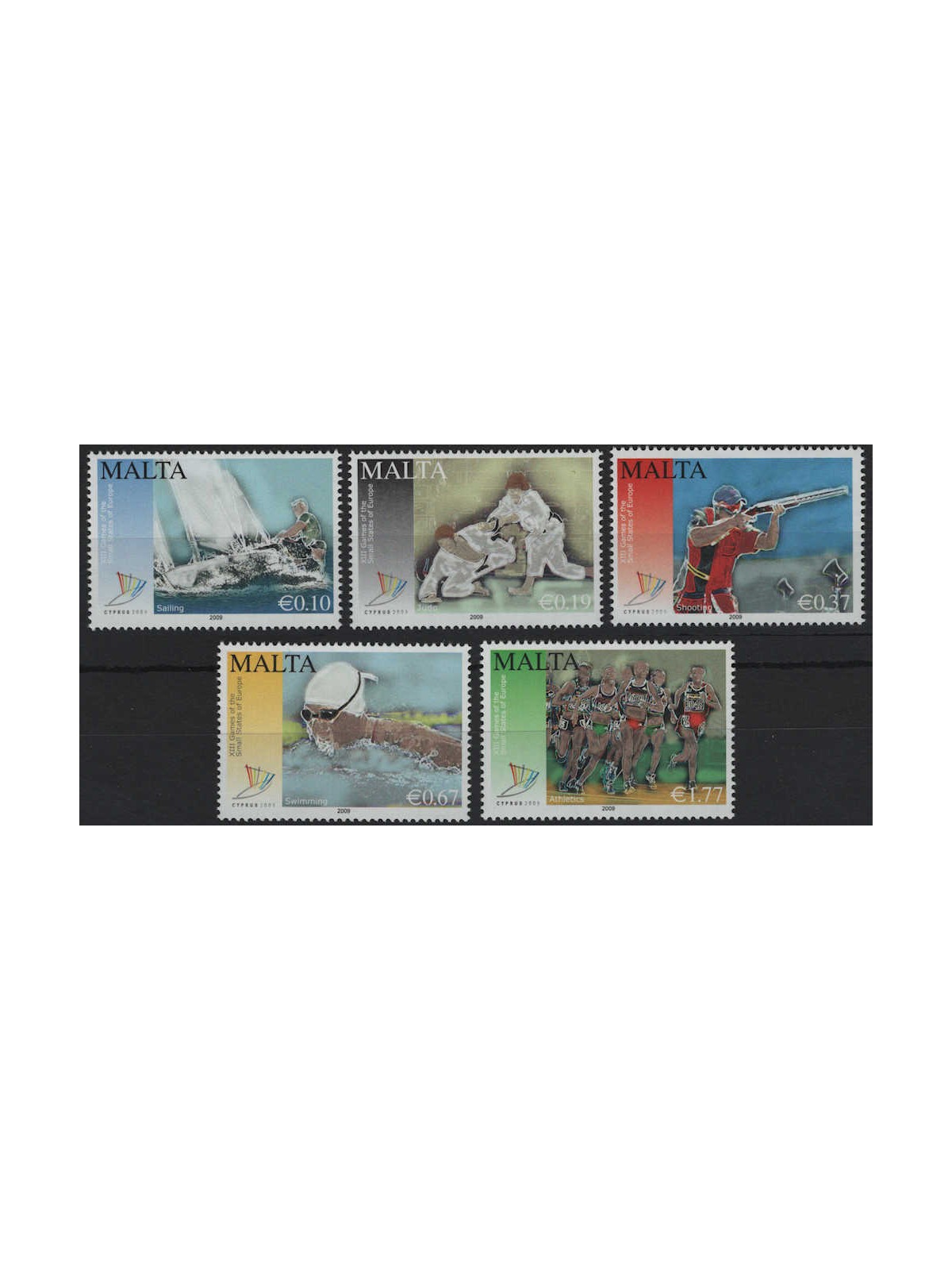 MALTA 2009 Giochi dei piccoli Stati 5v MNH**