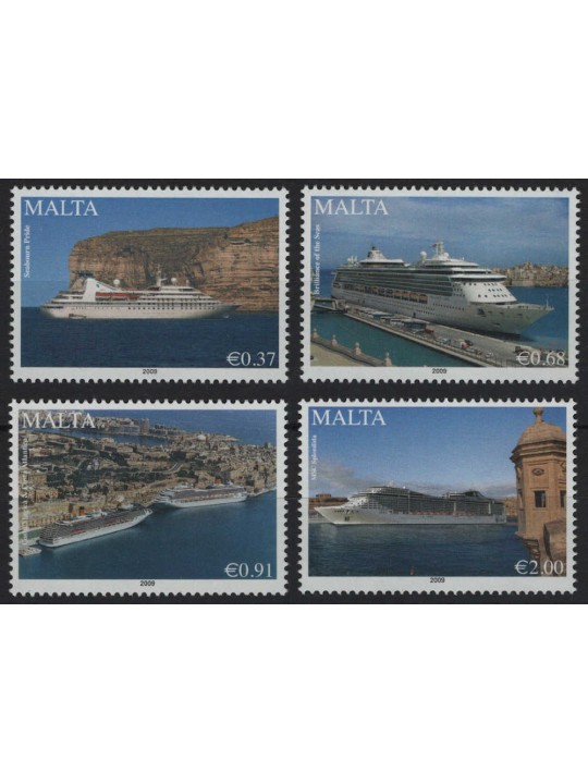 MALTA 2009 Cruise Ships 4v MNH**