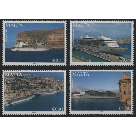 MALTA 2009 Cruise Ships 4v MNH**