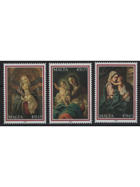 MALTA 2009 Natale 3v MNH**