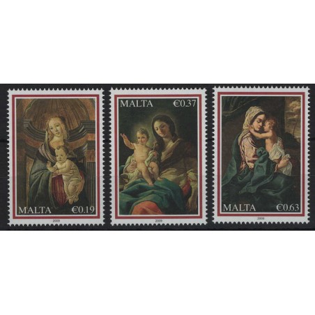 MALTA 2009 Natale 3v MNH**