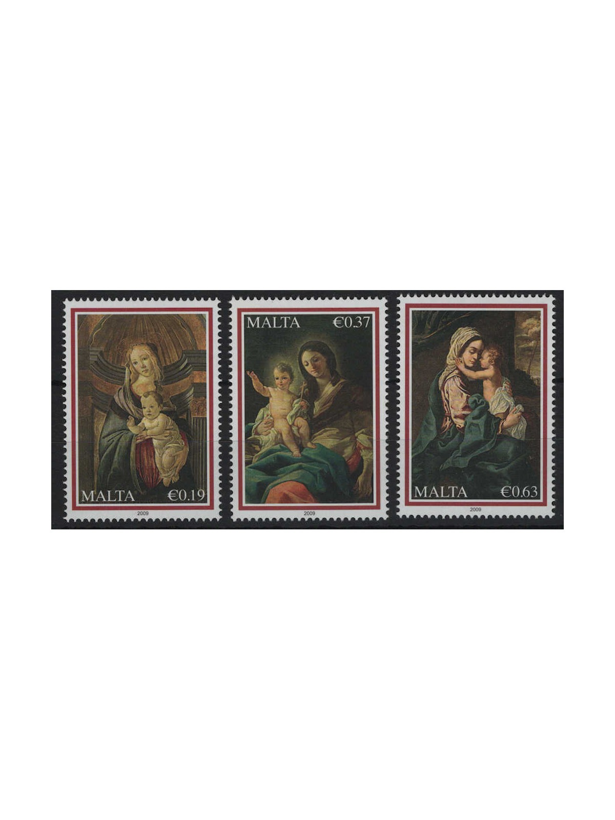 MALTA 2009 Christmas 3v MNH**