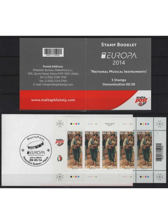MALTA 2014 Europe (carnet) MNH**