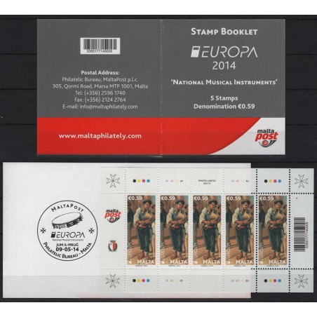 MALTA 2014 Europe (carnet) MNH**