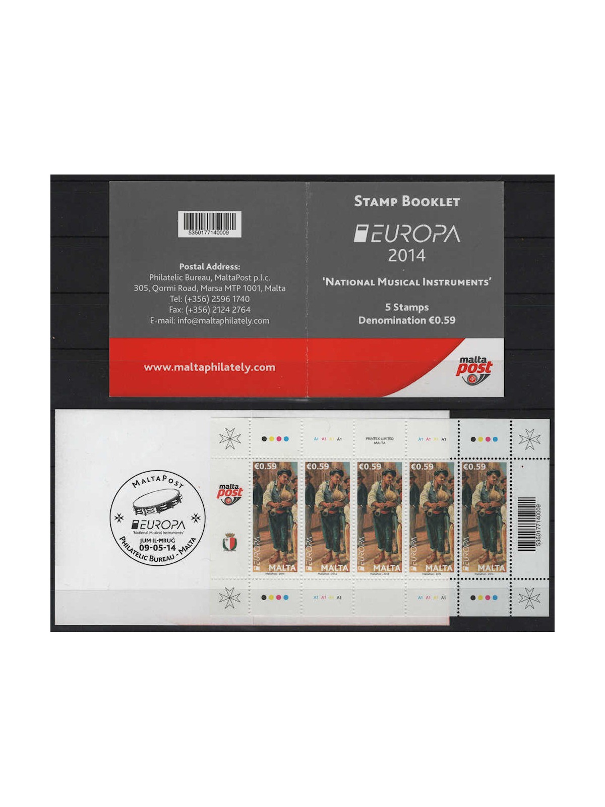 MALTA 2014 Europa LB MNH**